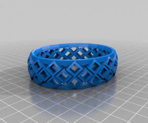 Zecloud 4 Flexible Name Bracelet 3D Models