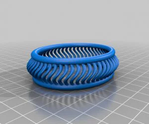 My Customized Flexible Name Bracelet Kiran 3D Models