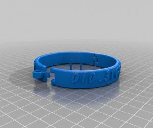 My Customized Flexible Name Bracelet 3D Models