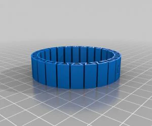Flexible Thingiverse Bracelet 3D Models