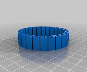 My Customized Dual Flexible Name Bracelet Emily 3D Models