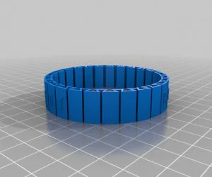 My Customized Flexy Jingly Bracelet 3D Models