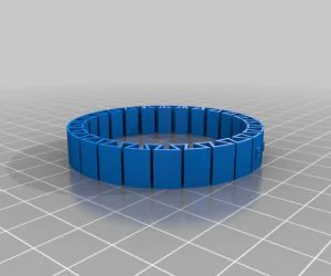 My Customized Cause Bracelet 3D Models