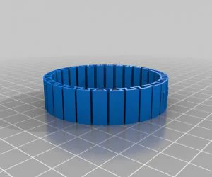My Customized Dual Flexible Name Bracelet 2 3D Models