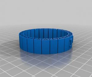 Heart Customized Pattern Bracelet 3D Models