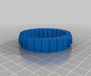 Kennedyflexible Name Bracelet 3D Models