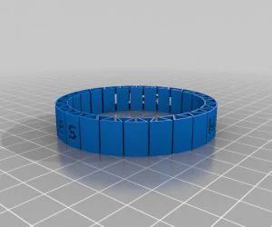 Cece Customized Bracelet 3D Models