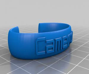 Lexi 1 My Customized Dual Flexible Name Bracelet 3D Models