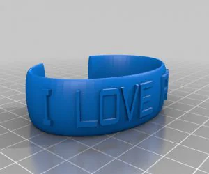 Harj 1My Customized More Stretchlet Bracelet 3D Models