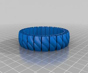 My Customized Cause Bracelet Brenda 3D Models