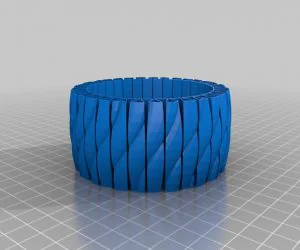 My Customized Flexible Name Bracelet 3D Models